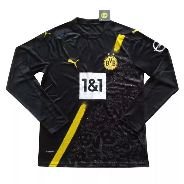 Tailandia Camiseta Borussia Dortmund 2ª Kit ML 2020 2021 Negro